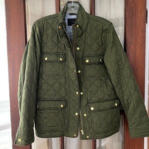 J Crew quilted field jacket. Flawless. Worn 1-2 times. Size M